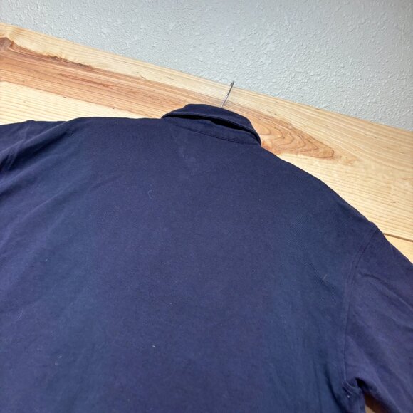 Vintage Tommy Hilfiger Polo Shirt Mens XL Blue Navy Anchor Boating Nautical Knit - Picture 10 of 11